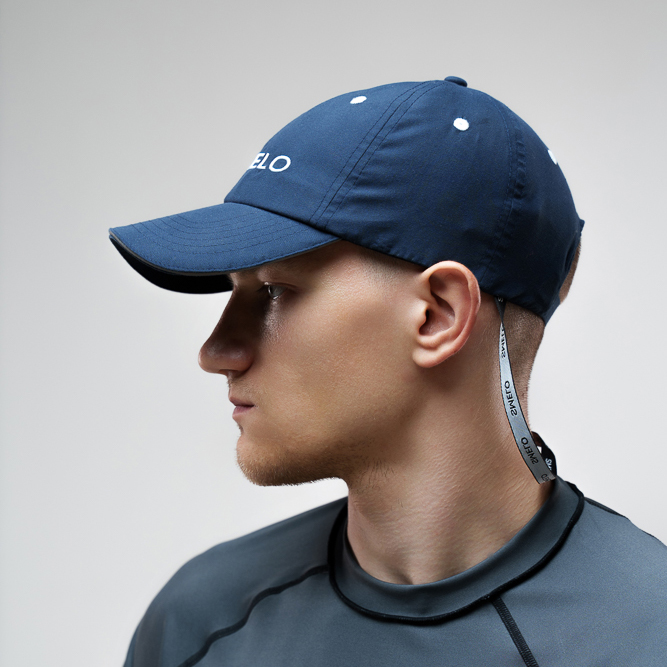 КЕПКА SMELO СО СТРАХОВКОЙ (Синий)