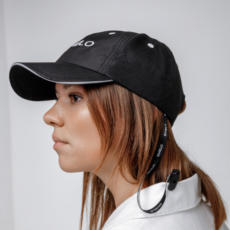 КЕПКА SMELO СО СТРАХОВКОЙ (Черный, 56)