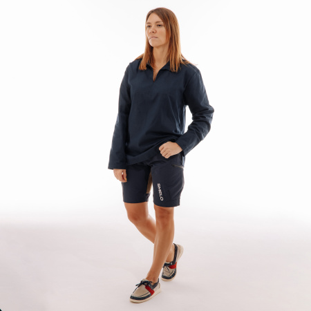 Рубаха моряка (M-L, Синий, С рисунком)