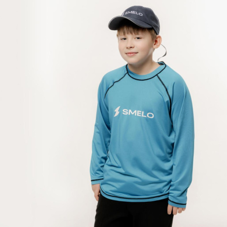 ЛОНГСЛИВ SMELO (Голубой, XXS)