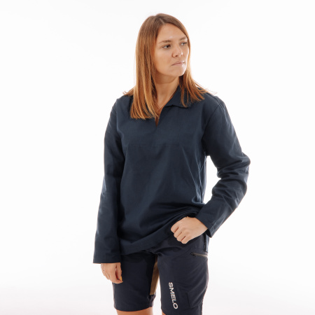 Рубаха моряка (M-L, Синий, С рисунком)