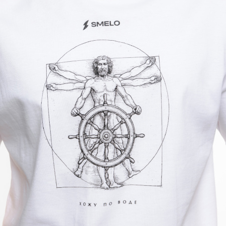 Футболка с принтом  (140 см, Хожу по воде)