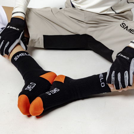 МЕМБРАННЫЕ НОСКИ SMELO (ХS, Черный с оранжевым)