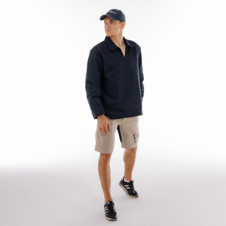 Рубаха моряка (M-L, Синий, С рисунком)