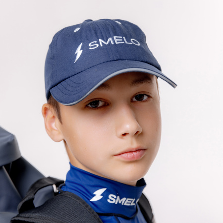 КЕПКА SMELO СО СТРАХОВКОЙ (Синий, JR)