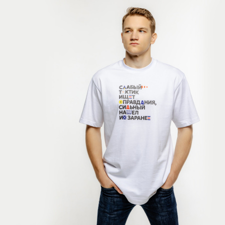 Футболка с принтом  (XL, Тактик)